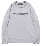 セイントペイン(SAINTPAIN)  SP Beileve Semi Over Knit-Gray