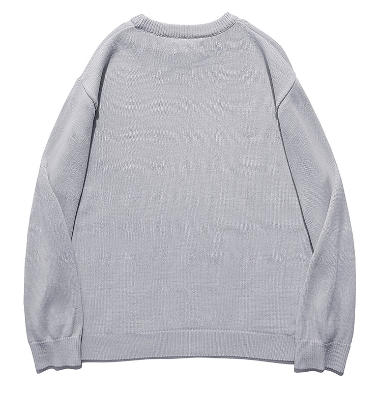 セイントペイン(SAINTPAIN)  SP Beileve Semi Over Knit-Gray