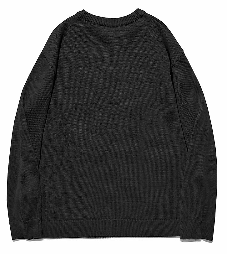 セイントペイン(SAINTPAIN)  SP Beileve Semi Over Knit-Black