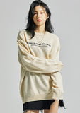 セイントペイン(SAINTPAIN)  SP Beileve Semi Over Knit-Beige