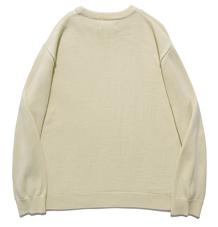 セイントペイン(SAINTPAIN)  SP Beileve Semi Over Knit-Beige