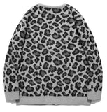 セイントペイン(SAINTPAIN)  SP Semi Over Leopard Cardigan-Gray