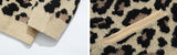 セイントペイン(SAINTPAIN)  SP Semi Over Leopard Cardigan-Beige