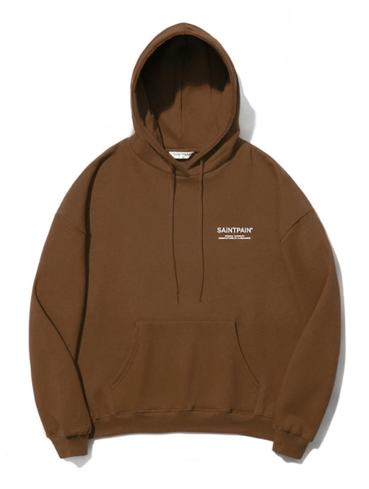 セイントペイン(SAINTPAIN)  SP Variation Logo Hood-Brown