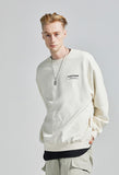 セイントペイン(SAINTPAIN)  SP Variation Logo Crew Neck-Cream