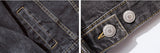 セイントペイン(SAINTPAIN) SP Denim Washed Trucker Jacket-Black