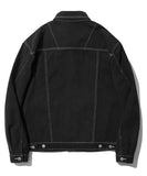 セイントペイン(SAINTPAIN) SP Cotton Twill Trucker Jacket-Black