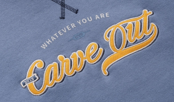 ダブルユーブイプロジェクト(WV PROJECT) Outstitch Sweatshirt Blue JIMT7460