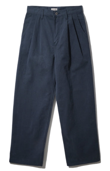 ダブルユーブイプロジェクト(WV PROJECT) Biscuit Pintuck Wide Pants Navy JJLP7466