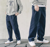 ダブルユーブイプロジェクト(WV PROJECT) Biscuit Pintuck Wide Pants Navy JJLP7466