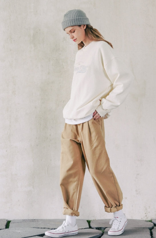 ダブルユーブイプロジェクト(WV PROJECT) Biscuit Pintuck Wide Pants Beige JJLP7466