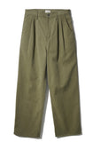 ダブルユーブイプロジェクト(WV PROJECT) Biscuit Pintuck Wide Pants Khaki JJLP7466