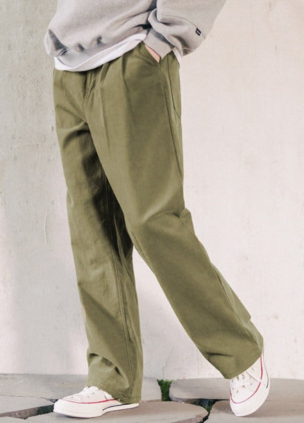 ダブルユーブイプロジェクト(WV PROJECT) Biscuit Pintuck Wide Pants Khaki JJLP7466
