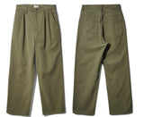 ダブルユーブイプロジェクト(WV PROJECT) Biscuit Pintuck Wide Pants Khaki JJLP7466