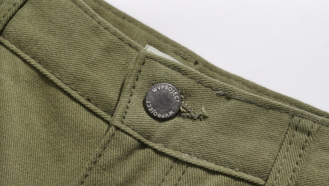 ダブルユーブイプロジェクト(WV PROJECT) Biscuit Pintuck Wide Pants Khaki JJLP7466