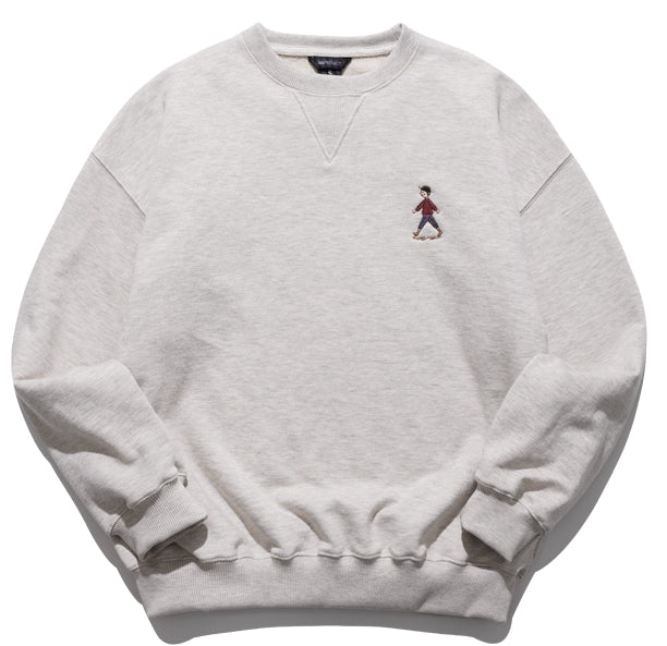 ダブルユーブイプロジェクト(WV PROJECT) Stroller Sweatshirt Oatmeal JIMT7470