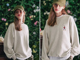 ダブルユーブイプロジェクト(WV PROJECT) Stroller Sweatshirt Oatmeal JIMT7470