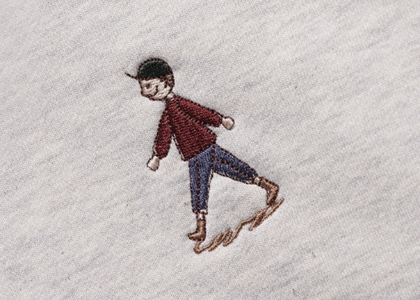 ダブルユーブイプロジェクト(WV PROJECT) Stroller Sweatshirt Oatmeal JIMT7470