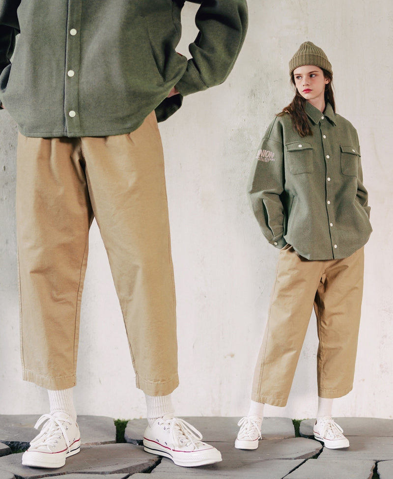 ダブルユーブイプロジェクト(WV PROJECT) Uno Balloon Banding Pants Beige CJLP7471