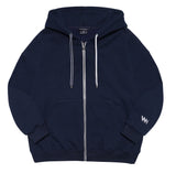 ダブルユーブイプロジェクト(WV PROJECT) Wapping Hoodie Zip-Up Navy JJOT7203