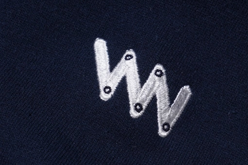 ダブルユーブイプロジェクト(WV PROJECT) Wapping Hoodie Zip-Up Navy JJOT7203