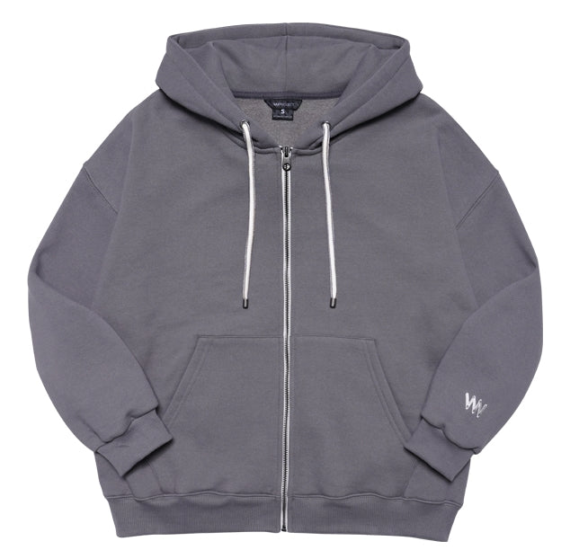 ダブルユーブイプロジェクト(WV PROJECT) Wapping Hoodie Zip-Up DarkGrey JJOT7203