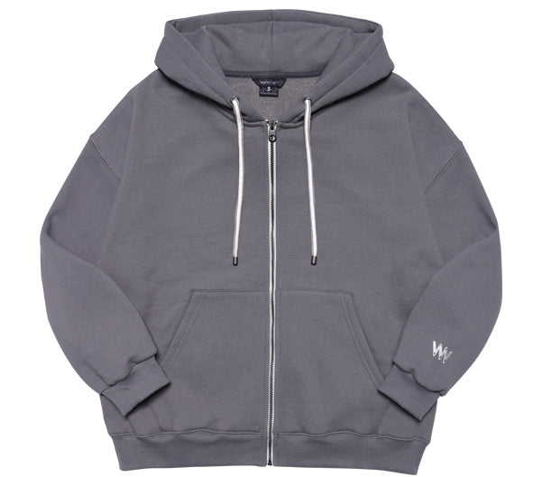 ダブルユーブイプロジェクト(WV PROJECT) Wapping Hoodie Zip-Up DarkGrey JJOT7203