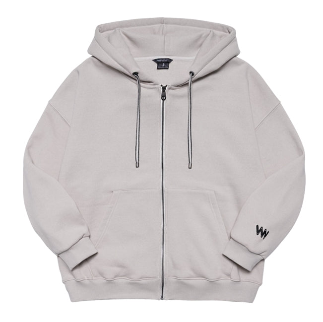 ダブルユーブイプロジェクト(WV PROJECT) Wapping Hoodie Zip-Up LightBeige JJOT7203