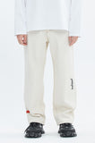 ベドインベド(BADINBAD) OG LOGO DENIM PANTS_OATMEAL