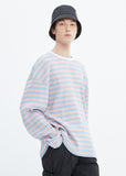 ベドインベド(BADINBAD) BASIC STRIPED LONG SLEEVE_PINK