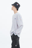 ベドインベド(BADINBAD) BASIC STRIPED LONG SLEEVE_PINK