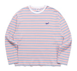 ベドインベド(BADINBAD) BASIC STRIPED LONG SLEEVE_PINK
