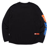 ベドインベド(BADINBAD) FAT LOGO LAYERED KNIT_BLACK