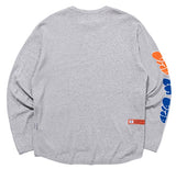 ベドインベド(BADINBAD) FAT LOGO LAYERED KNIT_GREY