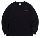 ベドインベド(BADINBAD)  FRANKLIN PORTRAIT LONG SLEEVE_BLACK