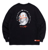 ベドインベド(BADINBAD)  FRANKLIN PORTRAIT LONG SLEEVE_BLACK