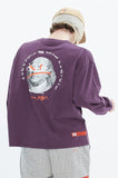 ベドインベド(BADINBAD)  FRANKLIN PORTRAIT LONG SLEEVE_DEEP PURPLE