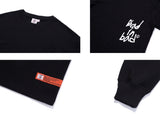 ベドインベド(BADINBAD)  SCRIBBLE LOGO POCKET LONG SLEEVE_BLACK