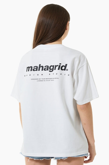 mahagrid (マハグリッド)  ORIGIN LOGO TEE [WHITE