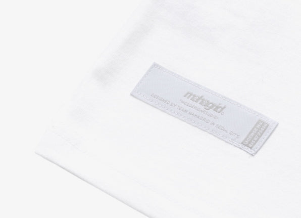 mahagrid (マハグリッド)  ORIGIN LOGO TEE [WHITE