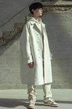 マスノウン(MASSNOUN)  SOLID OVERSIZED MAC COAT MSOCT001-IV