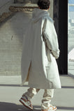 マスノウン(MASSNOUN)  SOLID OVERSIZED MAC COAT MSOCT001-IV