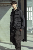 マスノウン(MASSNOUN)  CARTRIDGE COLLARLESS JACKET MSOJK004-BK