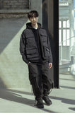 マスノウン(MASSNOUN)  CARTRIDGE COLLARLESS JACKET MSOJK004-BK