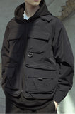 マスノウン(MASSNOUN)  CARTRIDGE COLLARLESS JACKET MSOJK004-BK