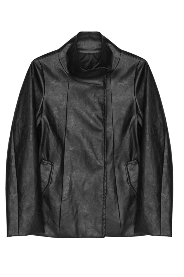 nache(ナチェ)  VINTAGE LEATHER HALF COAT