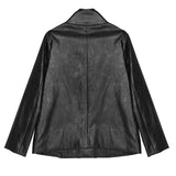 nache(ナチェ)  VINTAGE LEATHER HALF COAT