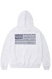 セイントペイン(SAINTPAIN) SP FLAG OF PAISLEY HOOD-ASH MELANGE