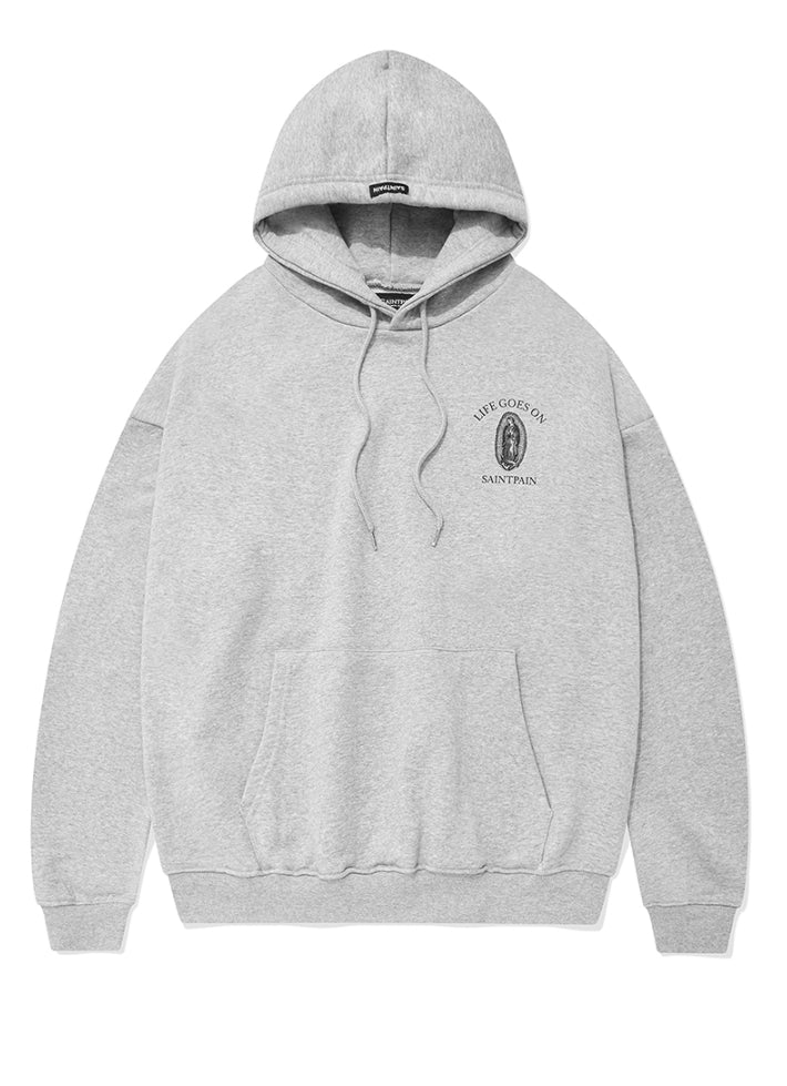 セイントペイン(SAINTPAIN) SP GOD BLESS ALL HOOD-MELANGE GRAY