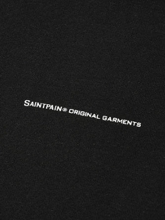 セイントペイン(SAINTPAIN) SP CROP HOOD ZIP UP-BLACK